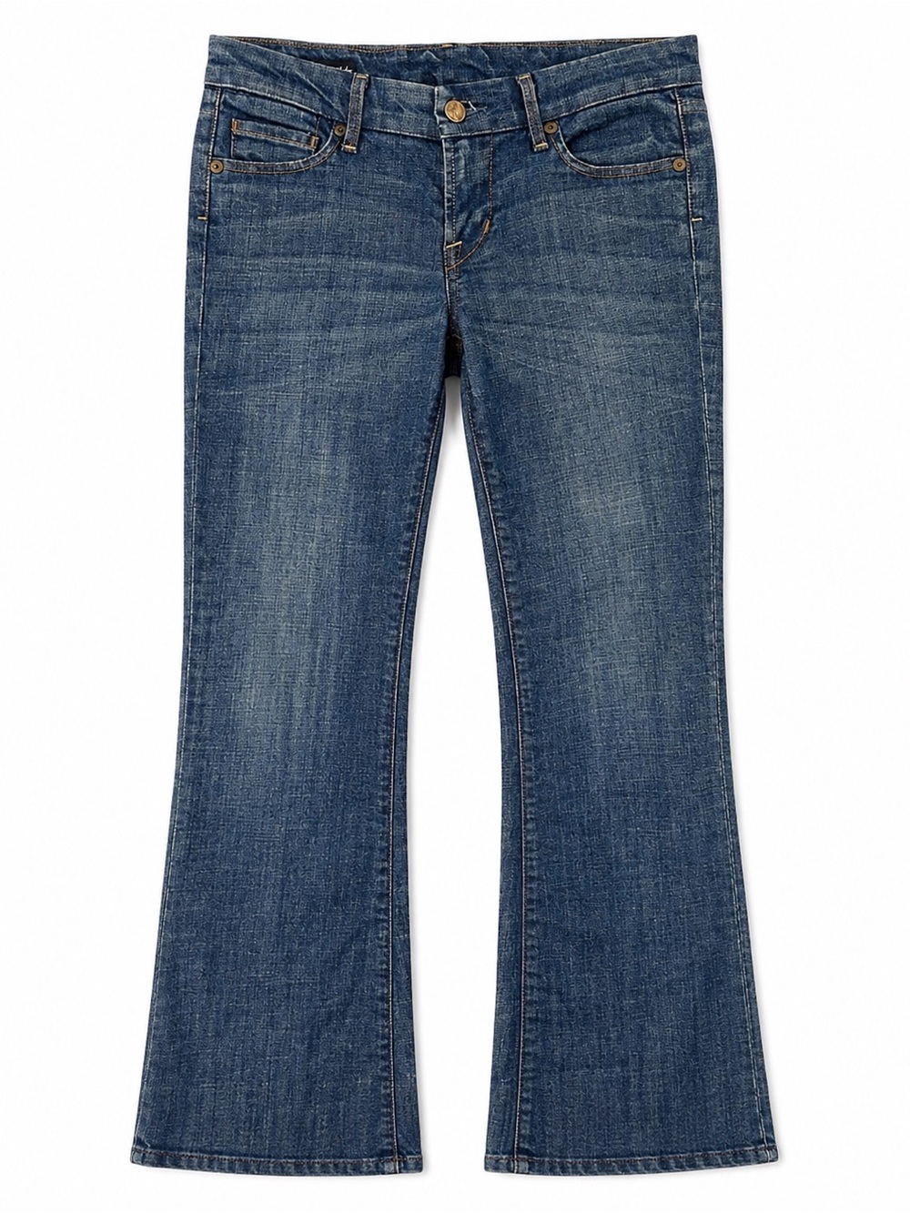 Citizens of Humanity Faye Wide Leg Flare Jeans Size 25 Blue Low Rise Vintage Y2K